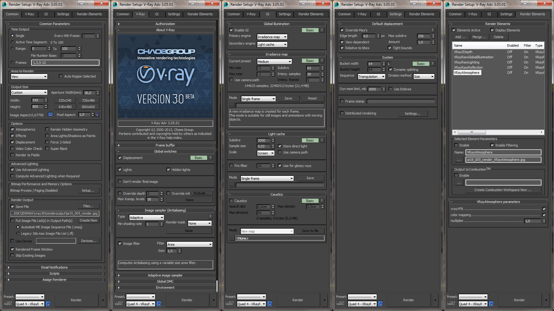 3d Max v-ray 3.4